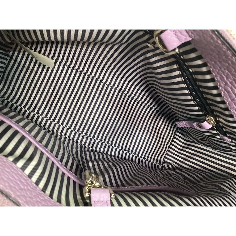 Kate Spade Purple Crossbody Satchel Bag with Gold Hardware - Picture 6 of 8
